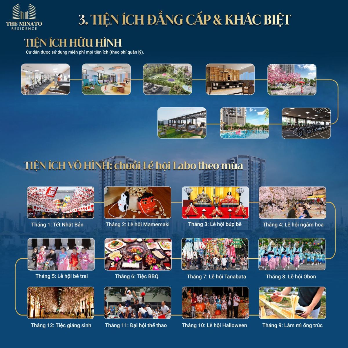 Các lễ hội theo mùa tại The Minato Residence