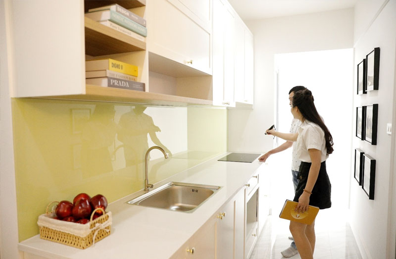 Phòng bếp nhà mẫu moonbay residence