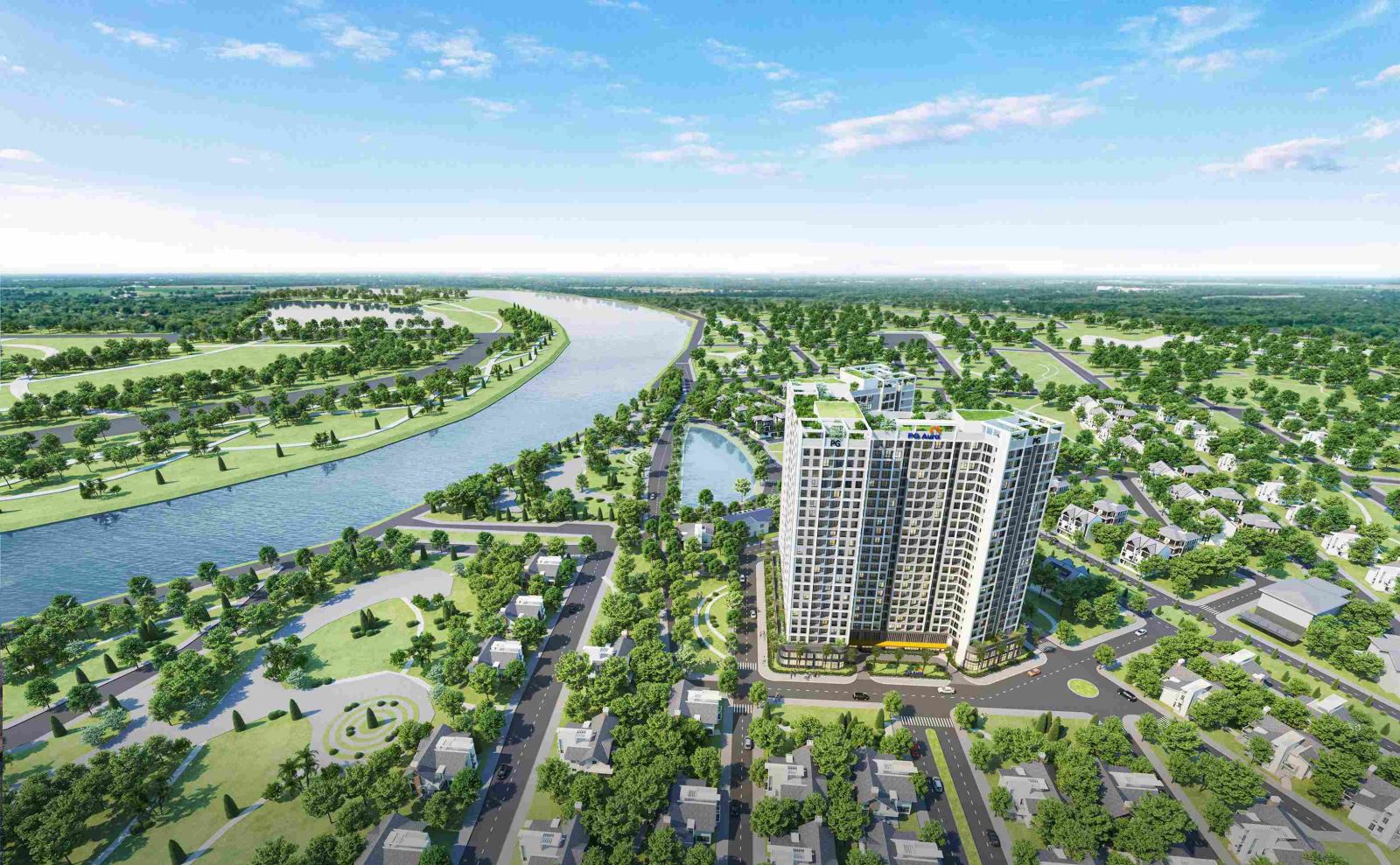 Vị trí dự án PG Aura An Đồng