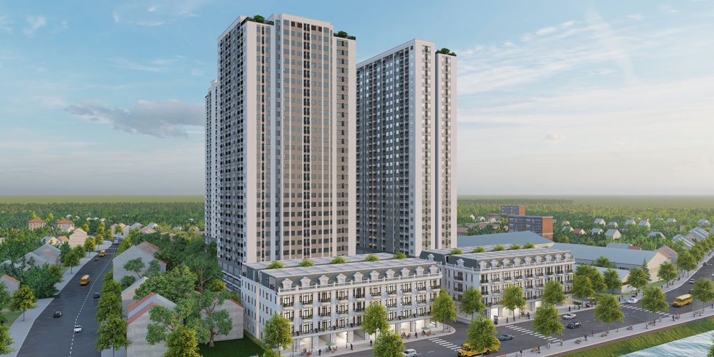 Phối cảnh dự án nhà ở xã hội Moonbay Residence