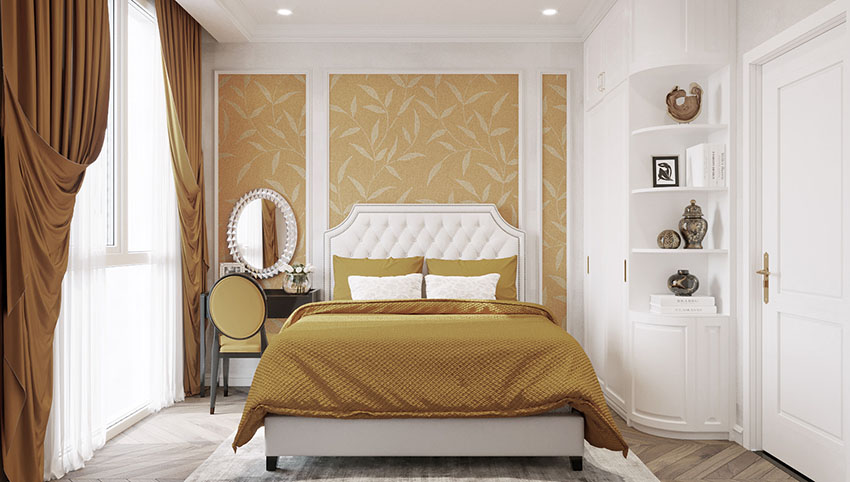 Mẫu thiết kế phòng ngủ căn hộ 3 ngủ Sentosa Sky Park