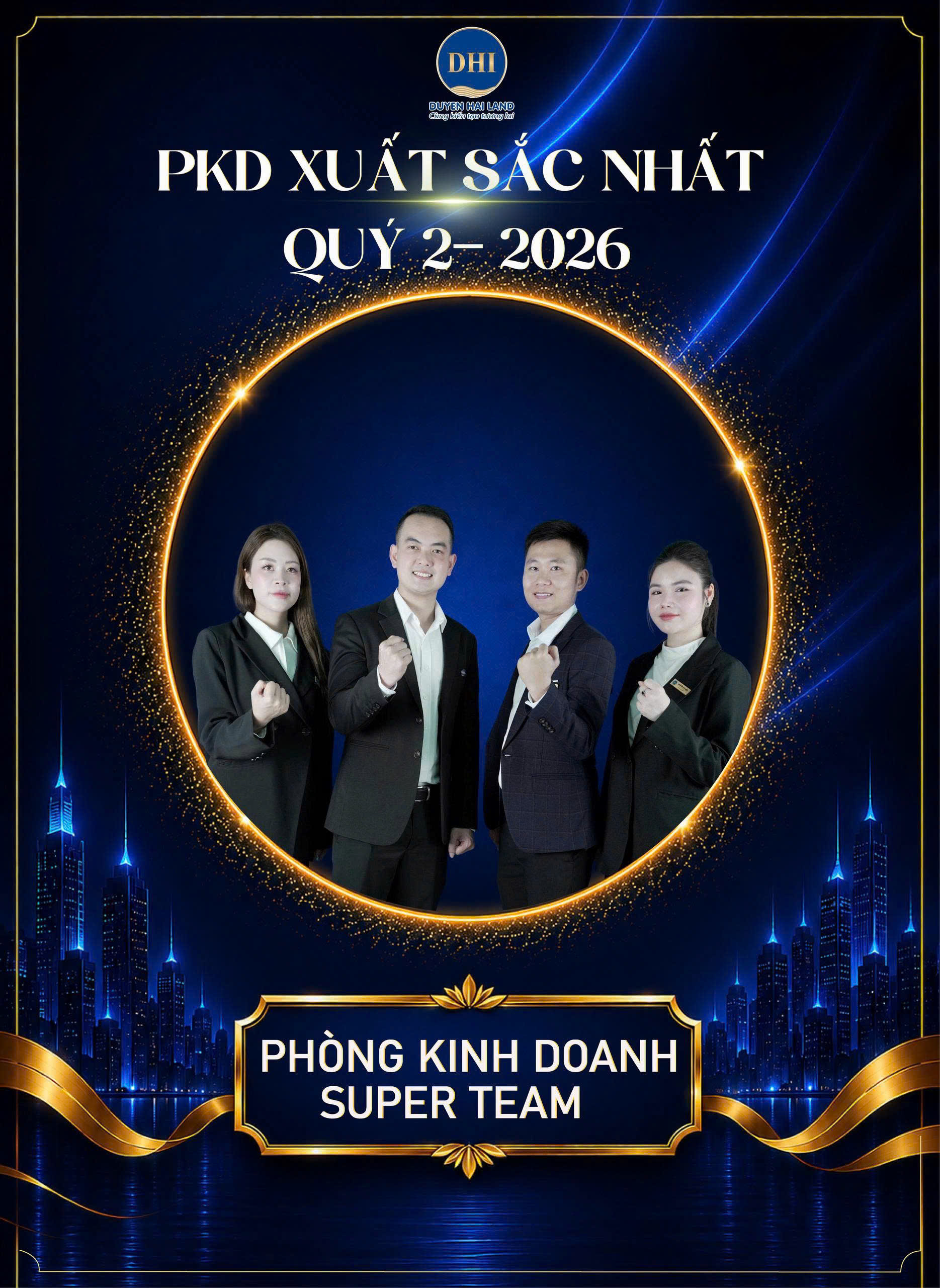 Phòng Kinh doanh Xuất sắc nhất Quý II/2026 - Super Team